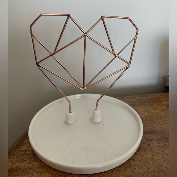 Jewelry dish and earring holder - Picture 1 of 2